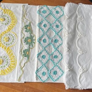 Antique pillowcases